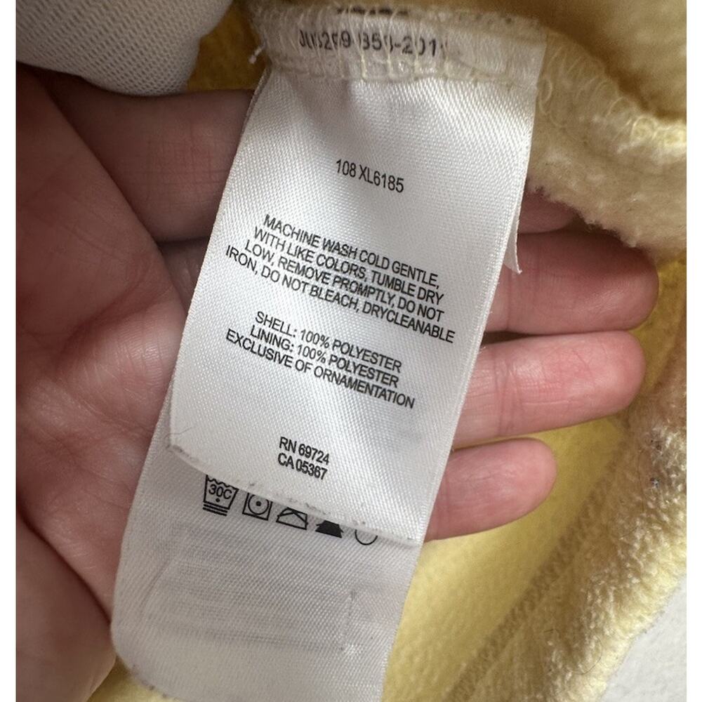 Columbia Womens Size M yellow ￼Fleece Full Zip Up Jacket Long Sleeve Outdoor - Picture 6 of 8